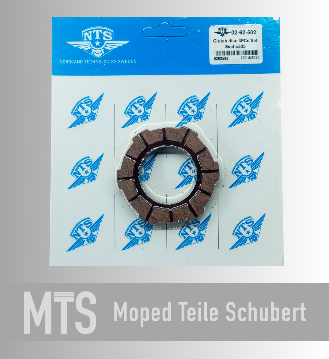 Kupplungslamelle Sachs 505 504 2er Set neu 3,3mm